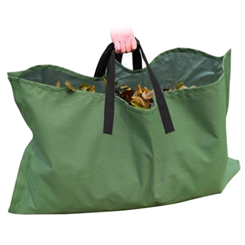Garden Waste Bag Large Capacity Deciduous Storage Container Grass Catcher with Carry Handles Waste Management Tool