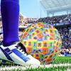 Colorful Furby In Bubbles Size 5 Soccer Ball, Suitable for Training and Matches, High-Elasticity, Wear-Resistant Material Gift for Fan