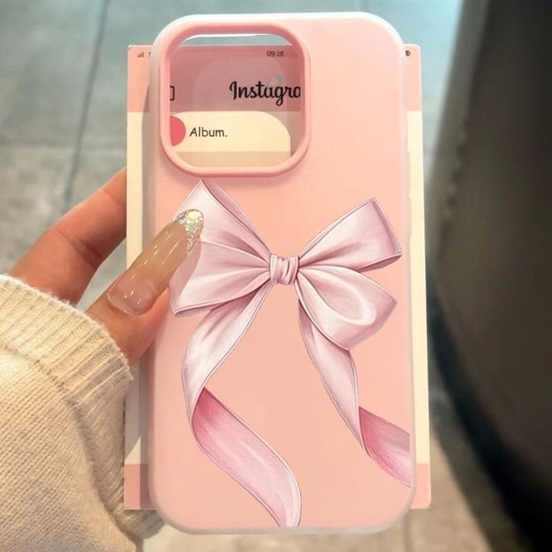 Cute Pink Bow Pattern 2 IN 1 Phone Case For Samsung Galaxy S26 S25 S24 S23 Ultra S21FE S22Plus A57 A56 A55 A54 A34 A36 A35 Funda