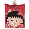 Anime Chibi Maruko Chan Blanket Fleece Summer  Portable Ultra-Soft Throw Blanket for Home Couch Bedspreads