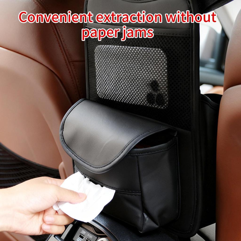 Držák na kabelku do auta mezi sedadly Úložná taška z PU kůže s přihrádkami Úložná taška mezi sedadly na svačinu klíče hrnek peněženku SUV