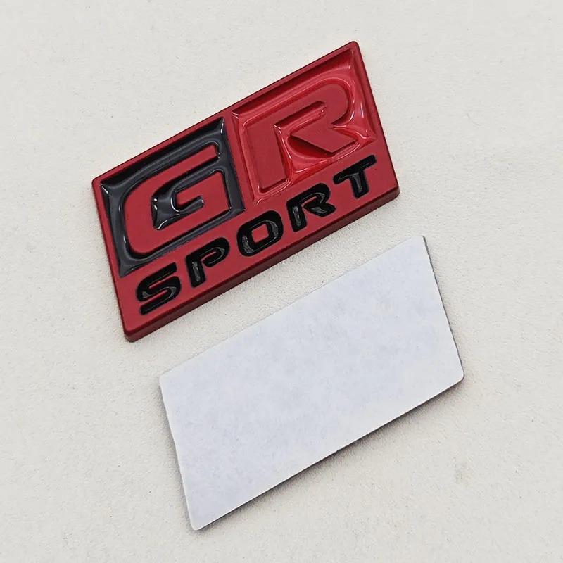 3D Metal GR Sport Logo Steering Wheel Badge Lnterior Sticker Decoration Emblem For Toyota RAV4 Camry Corolla Prado Land Cruiser