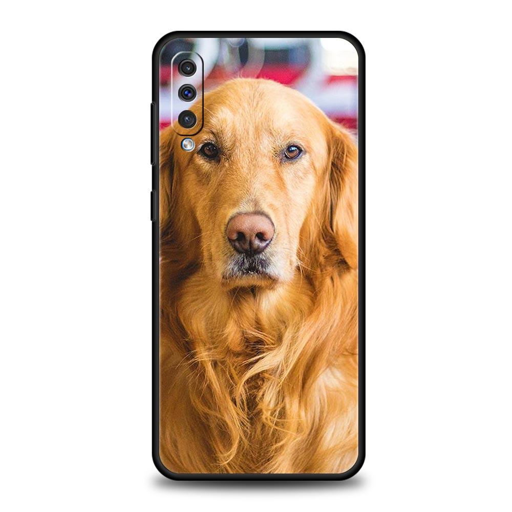 Golden Retriever Friend dog Phone Case For Samsung Galaxy A52s A12 A32 A50 A70 A20E A20S A10S A22 A30 A40 A53 5G A02S A04s Cover