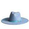 Classic Camel Suede Hat Wide Brim  New Fedora Hat Men Women Autumn Winter Felt Hats Classic Church Fedoras Chapeau Sombrer