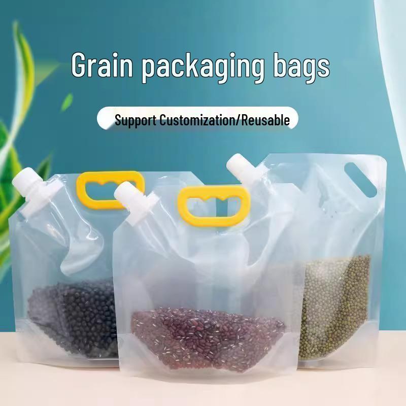 Large Spout Bag for Coarse Grains and Beverages