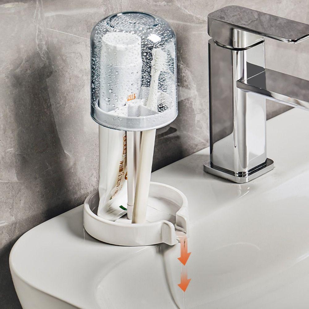 Bathroom Mouthwash Cup Set Household Dust-proof Wash Cup New Toothpaste And Toothbrush Rack