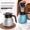 Titanium-Plated Teapot with Tea and Water Separation - Insulated Household Steeping Pot with Premium Handle