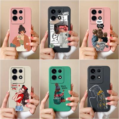 For Tecno Spark 10 C Pova Neo 3 Infinix Note 30 Hot 30 Itel S23+ P40+ Case Phone Cover Fashion Boy Girl Matte Protective Soft Silicone Shell Bumpers