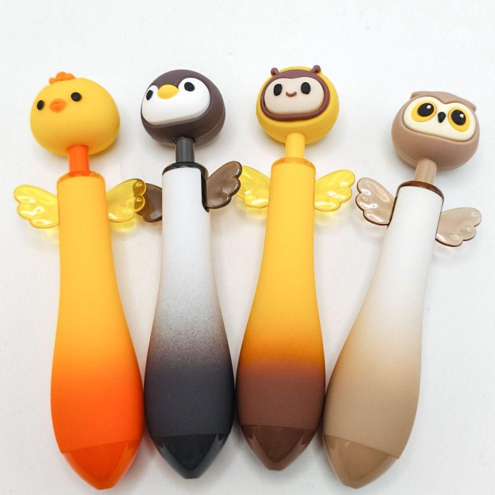Black Ink Retractable Ballpoint Pens Quick Dry Writing Pens Creative Gel Pens Teachers