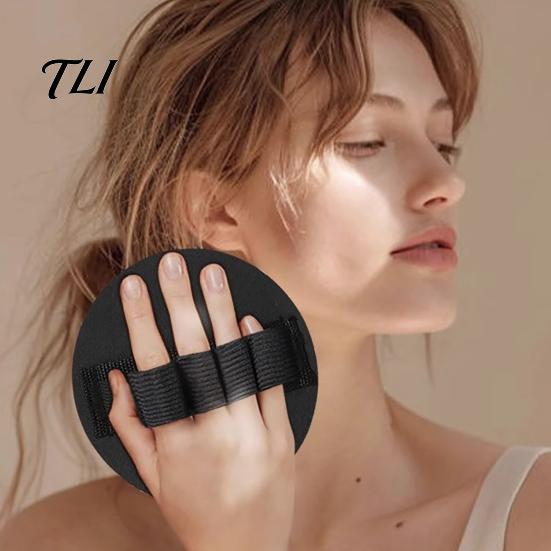 Body Exfoliation Gloves for Women And Men Exfoliating with Wrist Strap, Quick-Dry Bath Exfoliator, Smooth Skin Care Preparation Tool