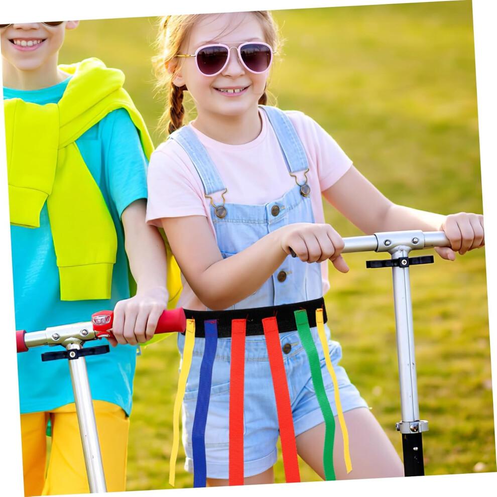 5part Reaction Training Belt for Children Oxford Fabric and Stainless Steel Interactive Toy for Outdoors Sensory Teamwork Training