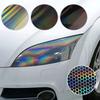 1pc Car Taillight Lamp Film Sticker Car Honeycomb Styling Light Film Car Headlight Decorative Film Auto  Exterior Accessories
