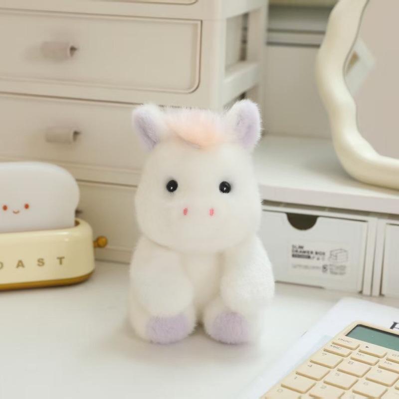 

Snot bear computer screen decoration lying down bear ornament office mouse pony panda Zhuoban plush doll About 13cm [with mountaineering buckle/fragrance]