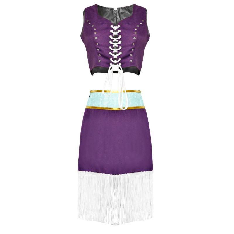 ONE PIECE Robin Cosplay Kostüm Pelzkragen Jacke One Piece Nicole Robin Cosplay Kostüm Halloween