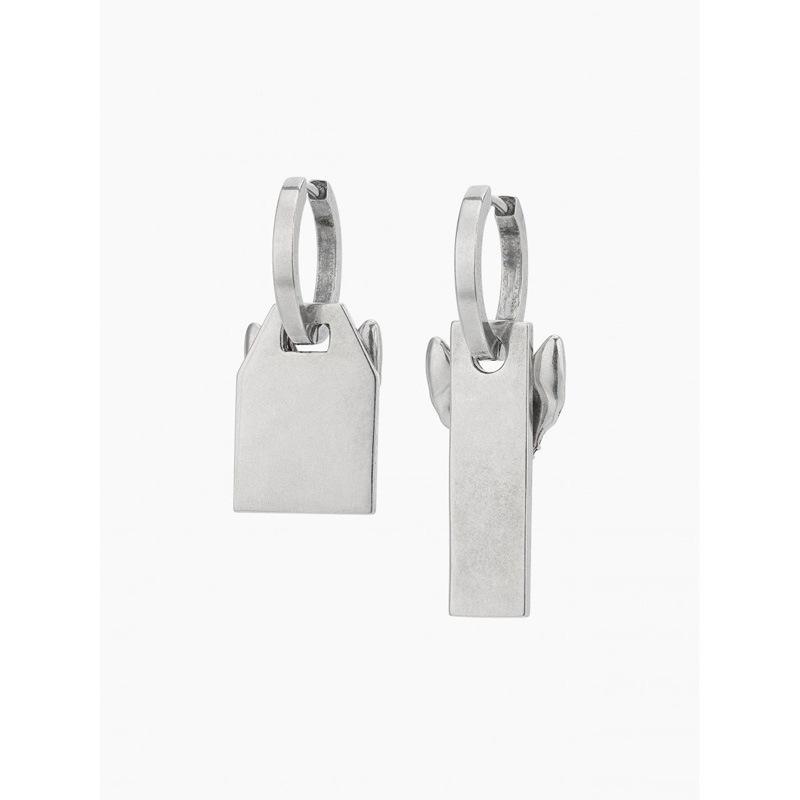 Earrings Women's Asymmetrical Stud Earrings Niche Design High Personality Spice Girl Long Earrings