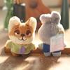 Cute Little Rabbit Pendant Plush Toy Doll Little Fox Bag Hanging Keychain Doll Doll