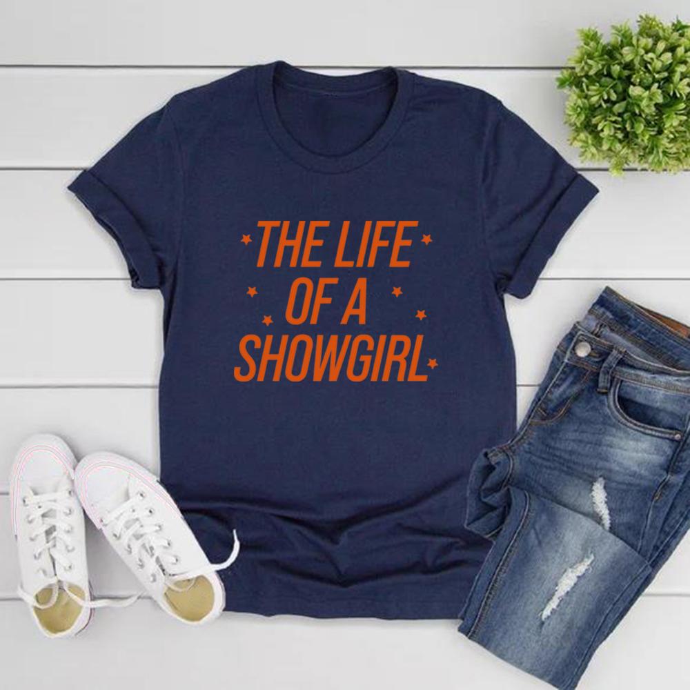 The Life of A  Showgirl Shirt in My Showgirl Era T-Shirt Women Tshirts TS 2025 Album Tee Showgirl Music Fan Gift T-shirt Women Clothes
