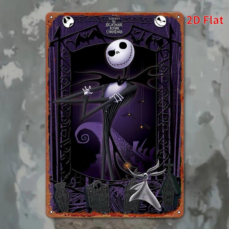 8x12 tum Järnväggdekoration, Klassisk Stil, Mångsidig Rumsinredning för Hemmet, Halloween FantasiÄventyrstema, Idealisk för Stu