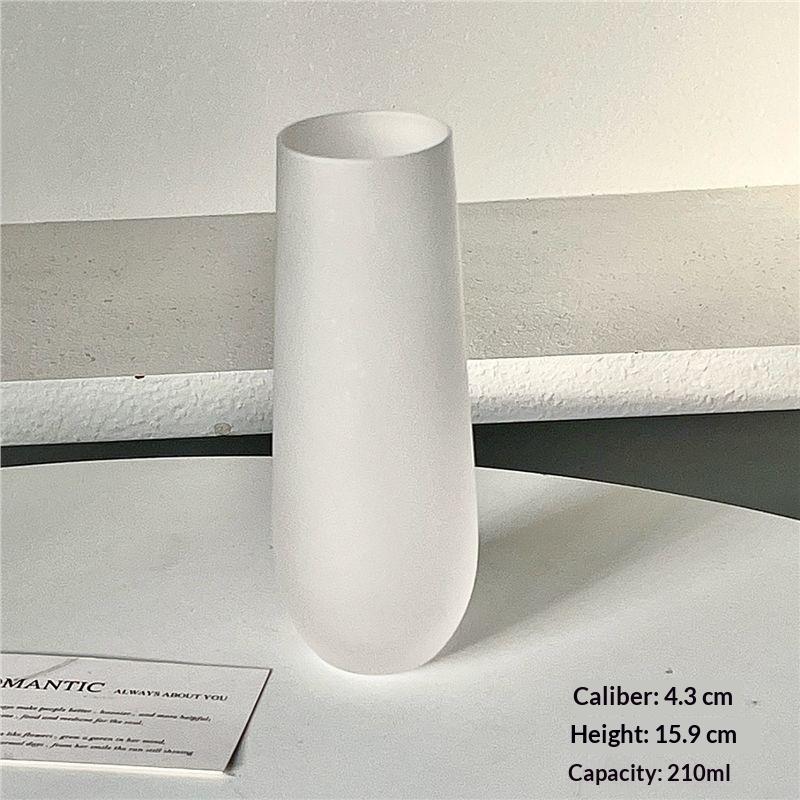 Tazza da Caffè Trasparente con Motivo Verticale Phnom Penh Elegante Bordo Dorato Bicchiere Tazza da Acqua per Caffetteria Bar Ufficio Casa