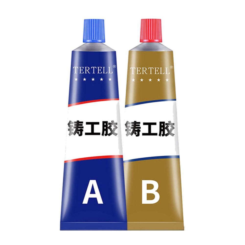 2pcs Metal Glue Extrusion Casting Metal Repair Glue Liquid Weld Aging Resistance Multi-function for Hard Plastics and Ceramics