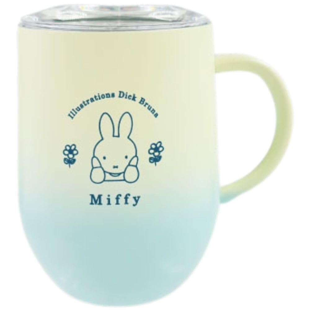 Marimo Craft Gradient Stainless Steel Mug with x Lid, Flower, 79 H111mm, DBM-2907