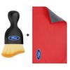 Car Towels Cleaning Drying Cloth with Car Cleaning Brush CAR Accessories For Ford Focus 2 MK2 MK3 Fiesta Mondeo Ranger Kuga