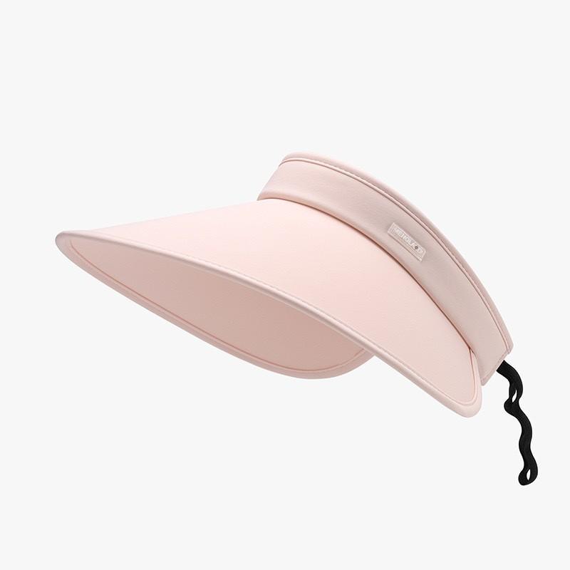 Summer double-layer ice silk widened sun hat UV protection sunshade eaves fashion foldable sun protection empty top hat women
