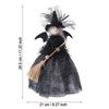 Halloween Decorations Witch Doll Tree Top Star Desktop Decoration Doll Decoration Suitable For Indoor And Neutral Ornament Set