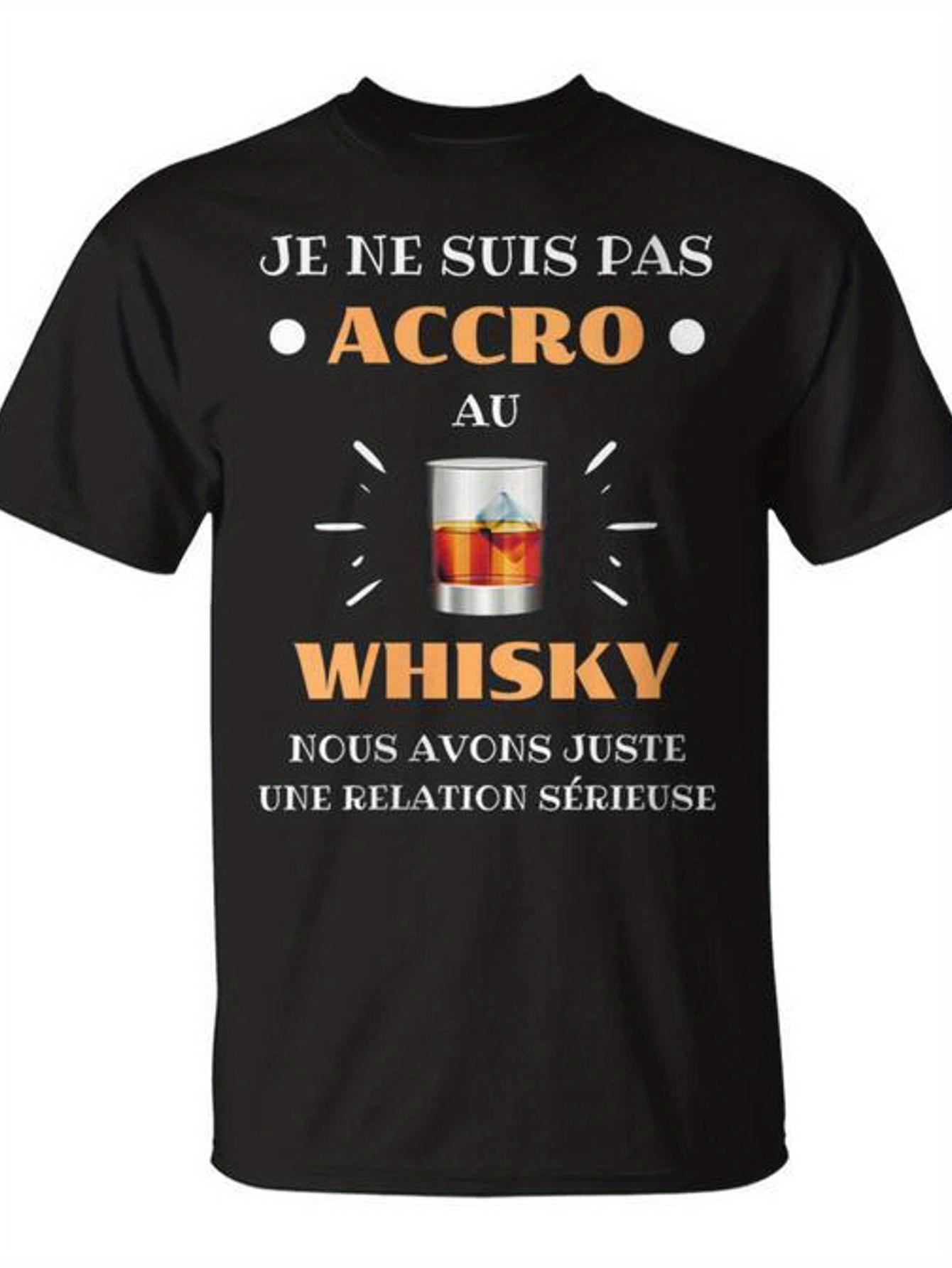 Fun Men s French Whisky T-shirt M