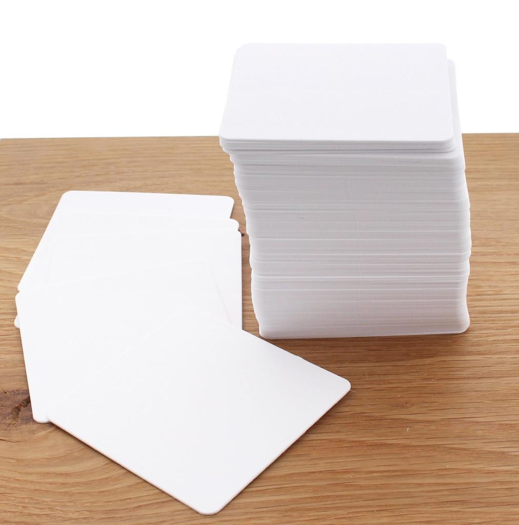 Daikoku Industrial Coasters, White, 8.5 x 8.5 cm, Plain, Square, 3362316, Pack of 100