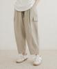 NUBINDA Balloon Baggy Pants [Beige]