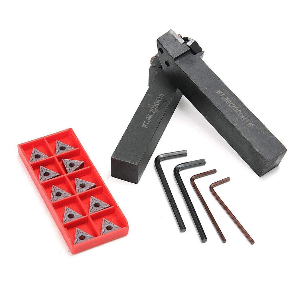 Boring Bar Turning Tool Holder 10pcs TNMG160408-HS LF6018 Carbide Inserts Set