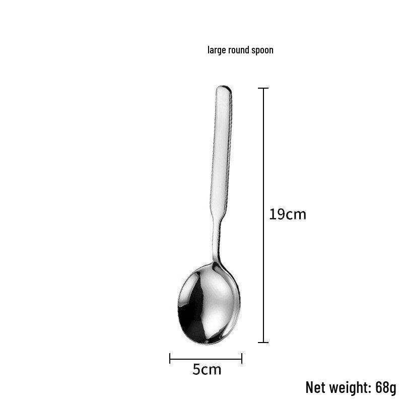 ZISIZ Stainless Steel Western Tableware Set