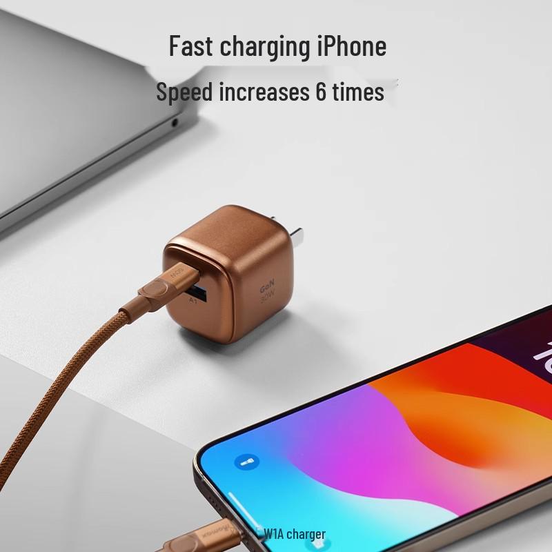 MOMAX 30W GaN Dual-Port Fast Charger with Foldable Plug