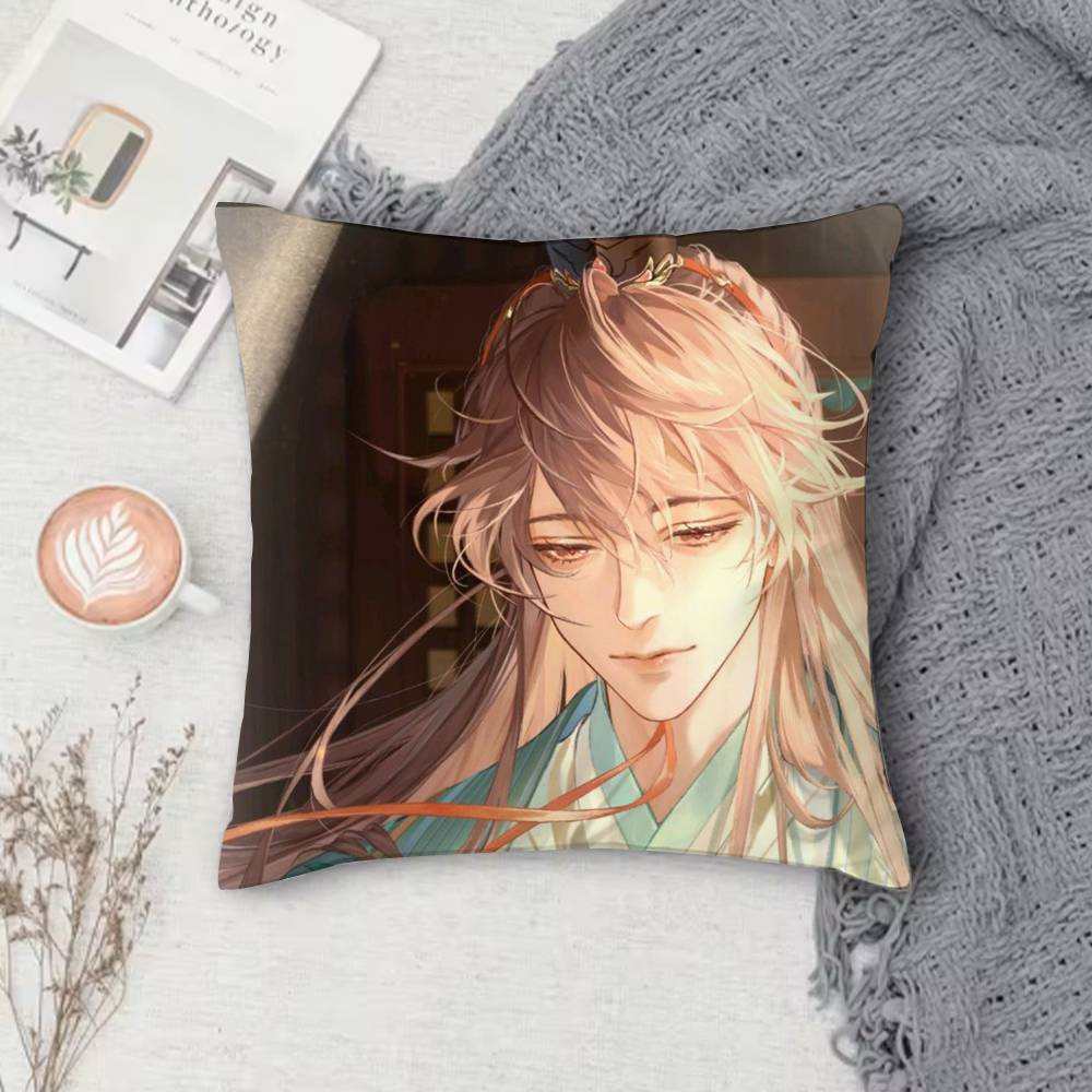 Code Kite Anime Character Doublesided Printed Square Pillow Cover Decorative Cushion Cover for Sofa Bedroom Bedside