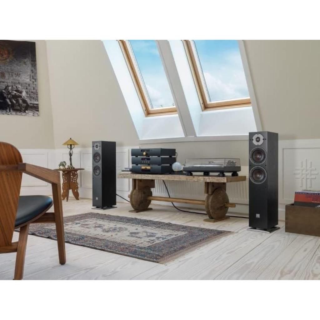 Dali OBERON 5 DW Gulvstående Sett med 2 (Mørk valnøtt) Høyttalere,