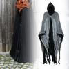 Cloak with Hood Accessories Horror Cape for Unisex Adult Man Women