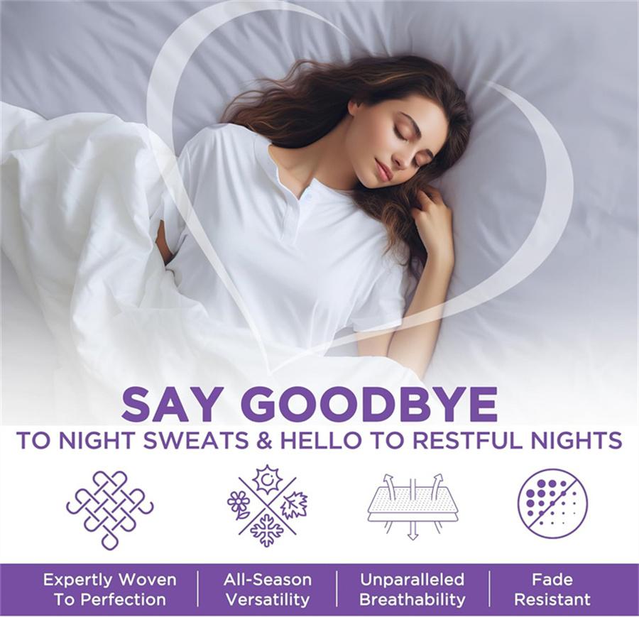 Weiches 100% ägyptische Baumwolle Bettwäscheset, 1000 Fadenzahl 4/6-teiliges Bettwäscheset, Luxuriös seidig Spann- und Bettlaken Kissenbezug