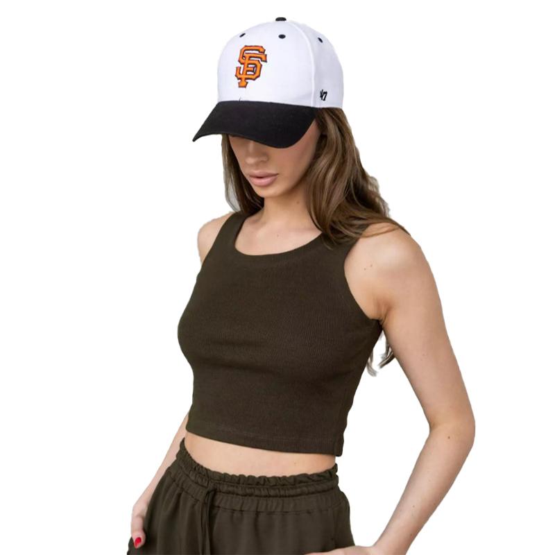 Женская майка-топ в рубчик N9-RB TotalFit  (06399882)