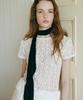 Beullaengkeu03 Two-Way Scoop Neck Lace T-Shirt (2Colors)