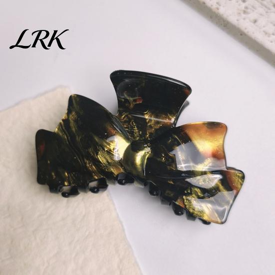 Break-resistant Hair Claw for Women, Bowknot Shape Clip, Anti-slip Teeth Clip For Daily Use Shark Claw, Comfortable Fit Accessory Thick