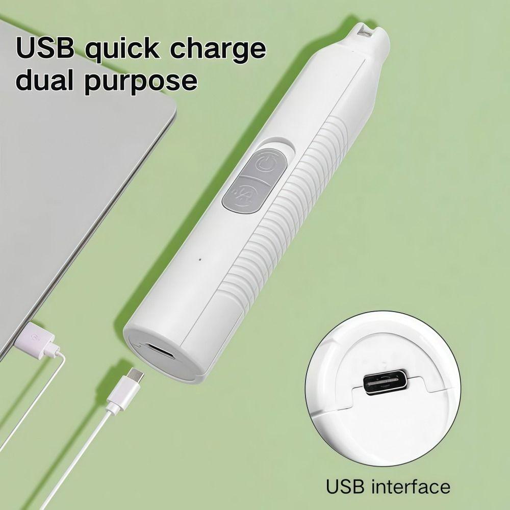 USB Wiederaufladbarer Elektrischer Hunde-Nagelschleifer LED-Beleuchtung Katzenpfoten-Trimmer Heimtierpflege