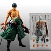 Anime One Piece 18 cm BJD Roronoa Zoro Joints Rörlig PVC Action Figur Collection Model Leksaker