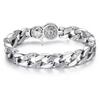 Bracelet Men's six-character mantra rotatable trendy wide version men's domineering personality atmospheric retro bracelet