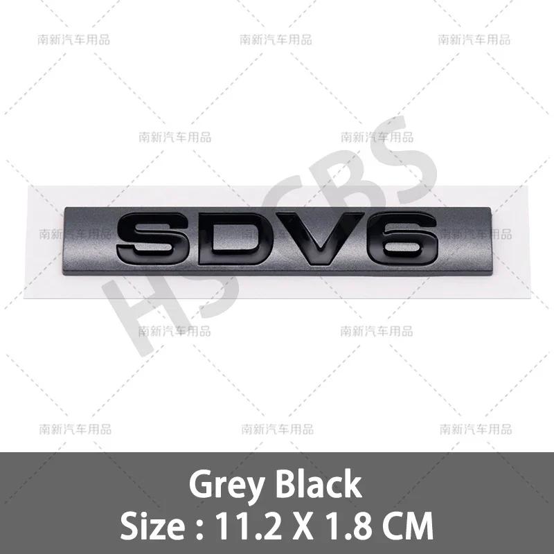 3D ABS HSE Luksusowy Znak SCV6 SCV8 SDV6 SDV8 Emblemat Tylnej Klapy Bagażnika Naklejki na Błotniki Samochodowe Do Discovery Velar Range Rover