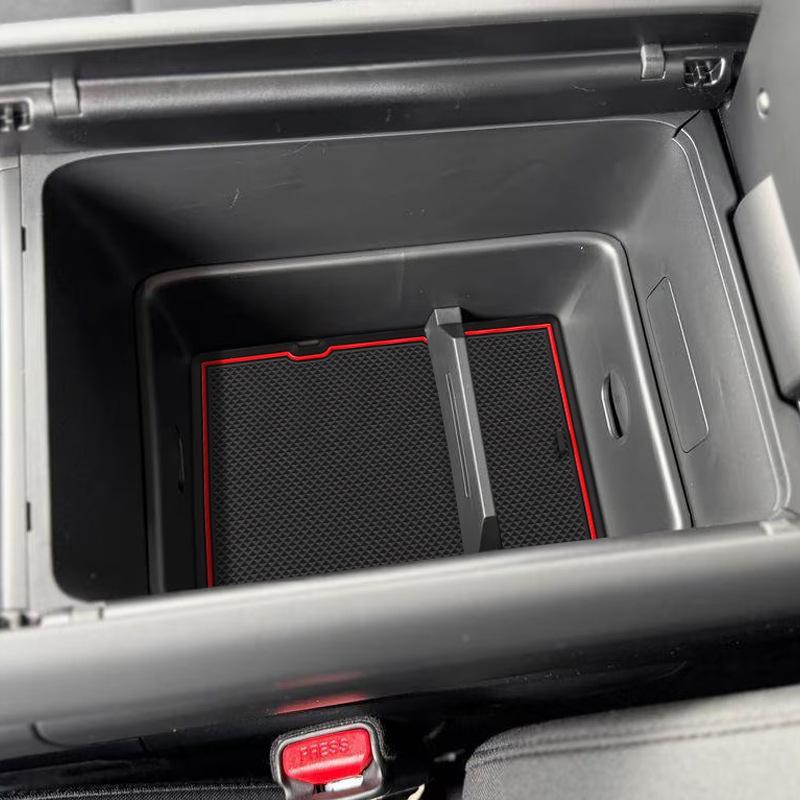 For 2024 Santa Fe Car Interior Door Channel Mat Anti-slip Decorative Mat Storage Slot Organizer Pad