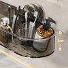 Non-punching Washstand Storage Shelf Wall Mounted Storage Holder  Sink