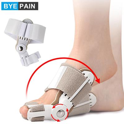 1 Stück Hallux-Valgus-Korrektor, Verstellbarer Knopf Hallux-Valgus-Schiene Zur Hallux-Valgus-Linderung, Orthopädischer Zehenstrecker Mit Anti-Rutsch-Fersenband
