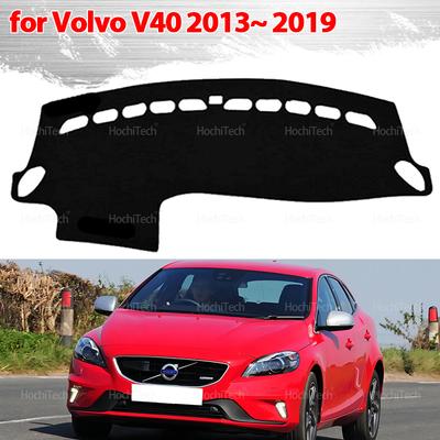 Car Dashboard Cover Dash Mat for Volvo V40 2013~ Pad Sunshade Cushion Sunshield Nonslip Anti-UV Accessories LHD RHD