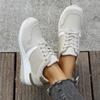Spring New Style Casual Oversized Lace-up Sports Shoes for Women, Thick-soled and Platform Heels, Women's Shoes